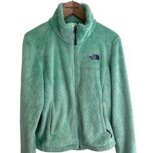 The North Face Mint Green Osito Full Zip Womens‎ Soft Fleece Jacket Size XS